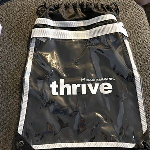 🆕 Clear Drawstring Bag